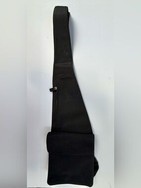 Black Crossbody Sling Bag - Slim Design